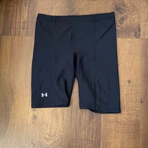 Athletic Under Armour biker shorts.